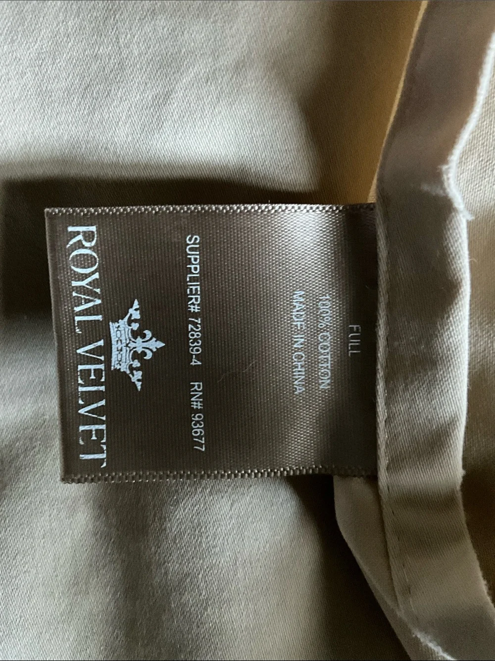 Soft Cotton Full Sheet Set in Beige - Neutral Bed Linens